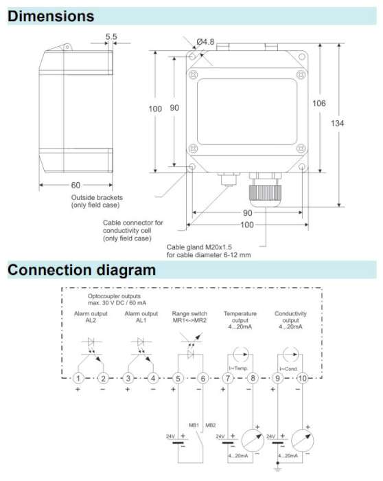Martens 转换器 UNICON-LF 电导率转换器 Martens of the GHM GROUP
