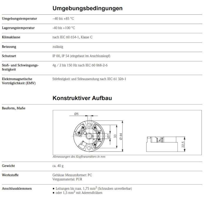 Tematec 温度变送器 TT2780 特马泰克 Tematec GmbH