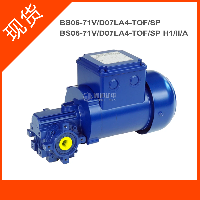 BAUER 电机：BS06-71V/D07LA4-TOF/SP BS系列蜗轮蜗杆减速电机(现货6台)