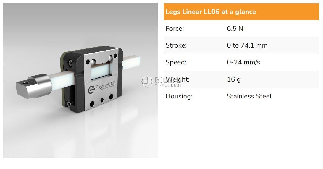 PiezoMotor LTC40 压电马达 直线电机