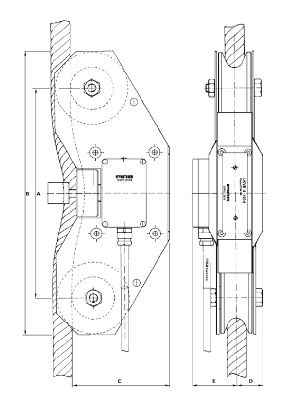 PIAB LKVE 16 力变送器 张力传感器