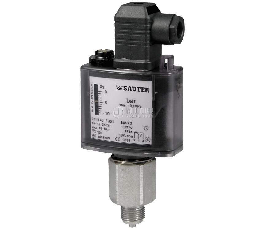 SAUTER 压力限制器：SAUTER DSH146F001（尺寸图）