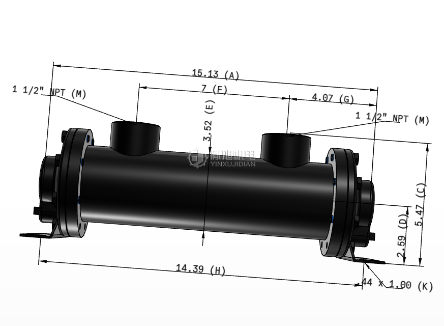 TTP 油冷却器 换热器:Thermal Transfer Products EKS-718-T TTP 油冷却器 换热器:Thermal Transfer Products EKS-718-T