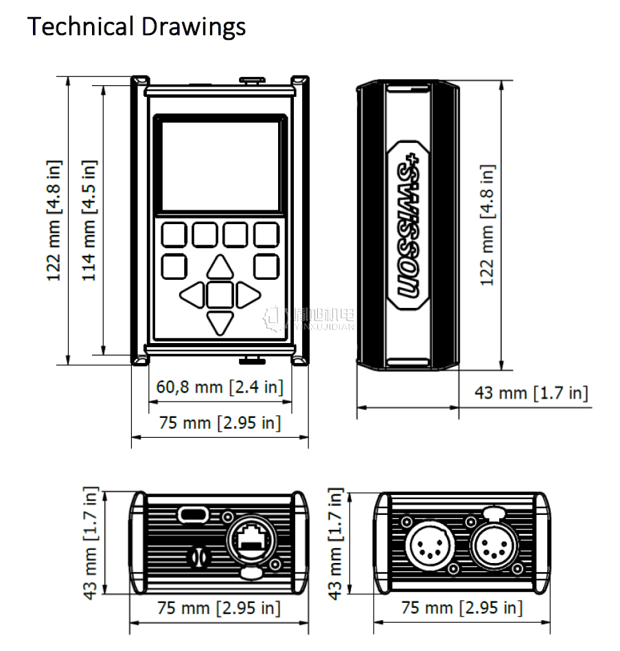 SWISSON XMT-500 / Swisson DMX测试仪 RDM以太网控制器