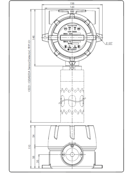 GASTRON GIR-3000 - GASTRON气体探测仪GIR-3000