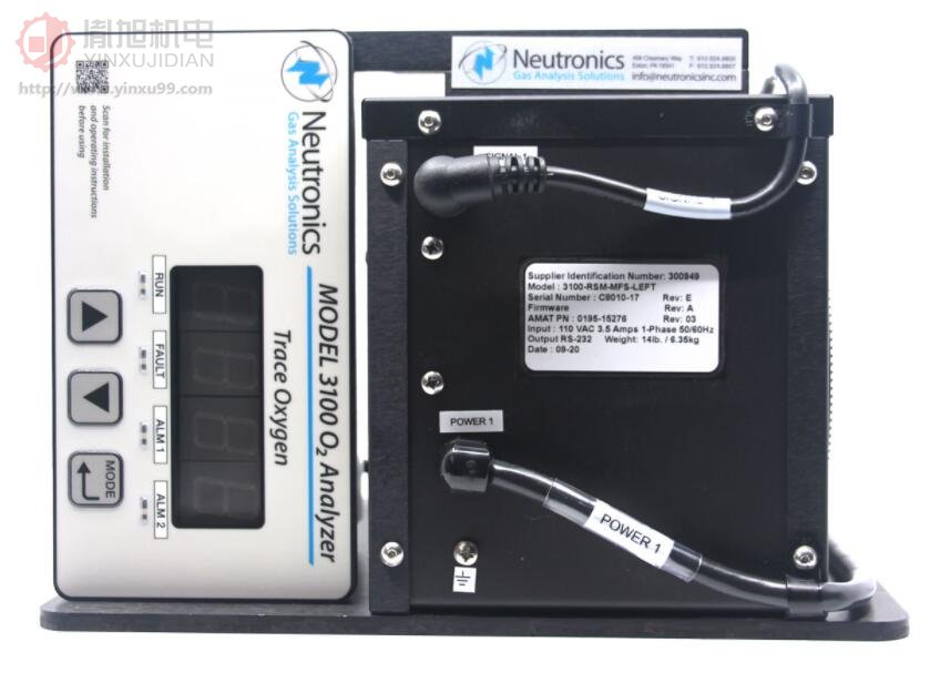 Neutronics 氧气分析仪 - Neutronics 3100 3-SPM-N1-SS