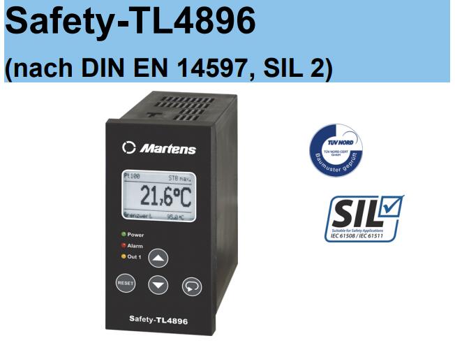 Martens 温度限制器 Safety-TL4896  STL4896 Martens of the GHM GROUP