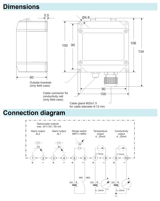 Martens 转换器 UNICON-LF 电导率转换器
