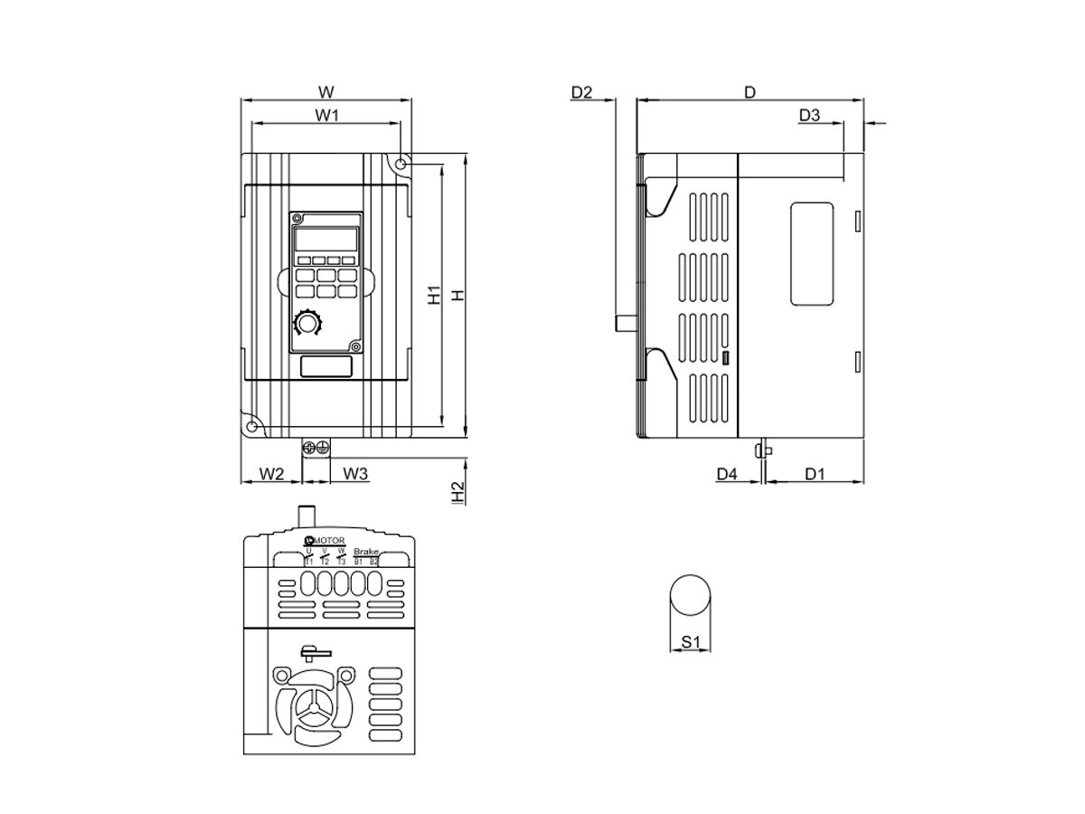 DELTA驱动器VFD-M系列VFD002M11A - DELTA VFD002M11A
