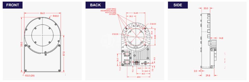 IMPERX环形灯LED PoE IMPERX LED PoE