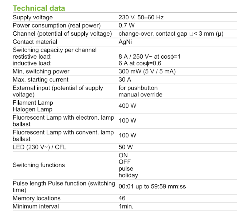 HUGO MUELLER数字定时器SC 24.10 pro HUGO MUELLER SC 24.10 pro