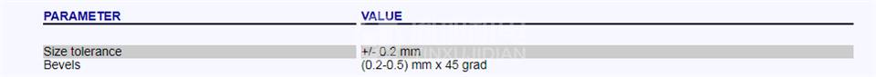 CRYSTAL TECHNO镜片毛胚B5-15 CRYSTAL TECHNO B5-15