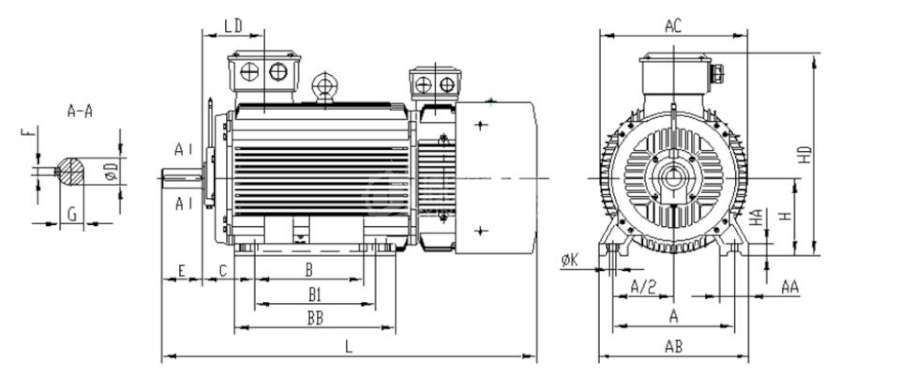 FELM滑环电机FR2-280S-6 - FELM FR2-280S-6
