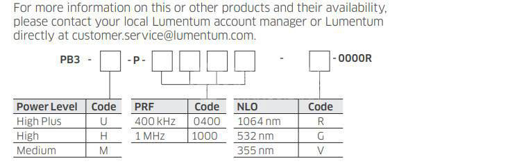 LUMENTUM PicoBlade 3 - LUMENTUM皮秒微加工激光器PicoBlade 3