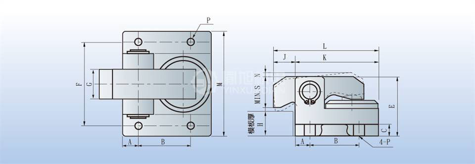 FORWELL TY-B - FORWELL模具夹TY-B