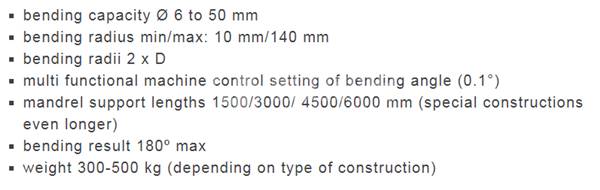 JUTEC Bending system 4800 - JUTEC弯管机Bending system 4800