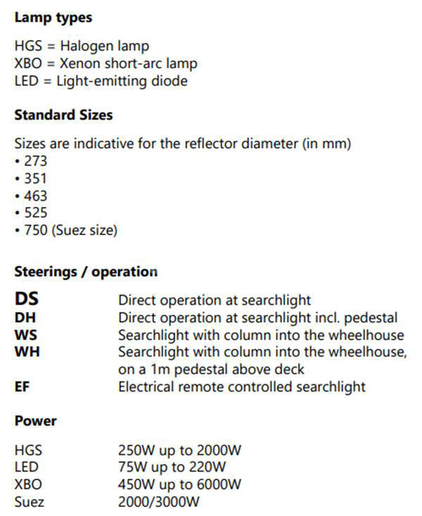 SEEMATZ DS DH WS WH - SEEMATZ探照灯DS DH WS WH