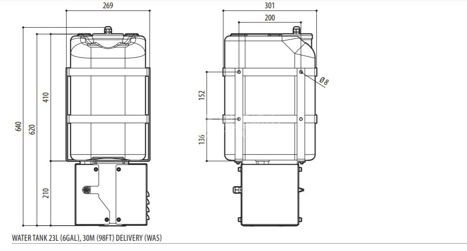 VIDEOTEC WAS-WASPT - VIDEOTEC清洗套件WAS-WASPT