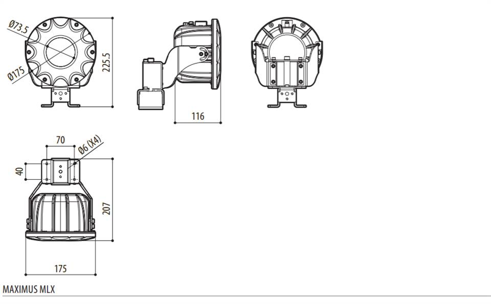 VIDEOTEC MAXIMUS MLX - VIDEOTEC防爆照明器MAXIMUS MLX