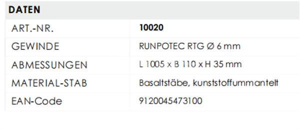 RUNPOTEC 10020 - RUNPOTEC用于非导向管道的电缆牵引辅助装置10020